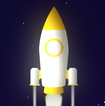 Logo animation - Rocket 1